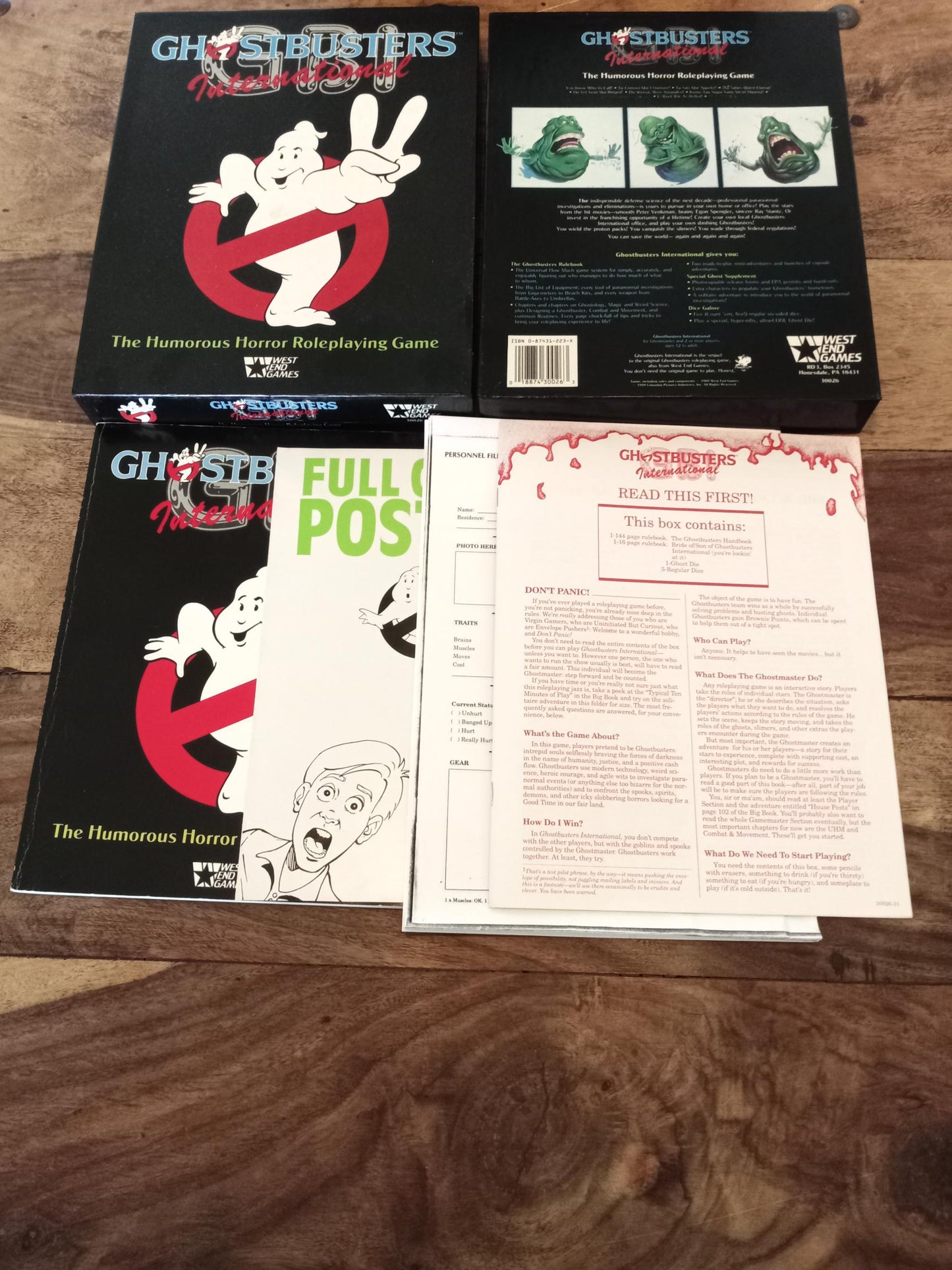 Ghostbusters International Box Set WEG 30026 West End Games 1989