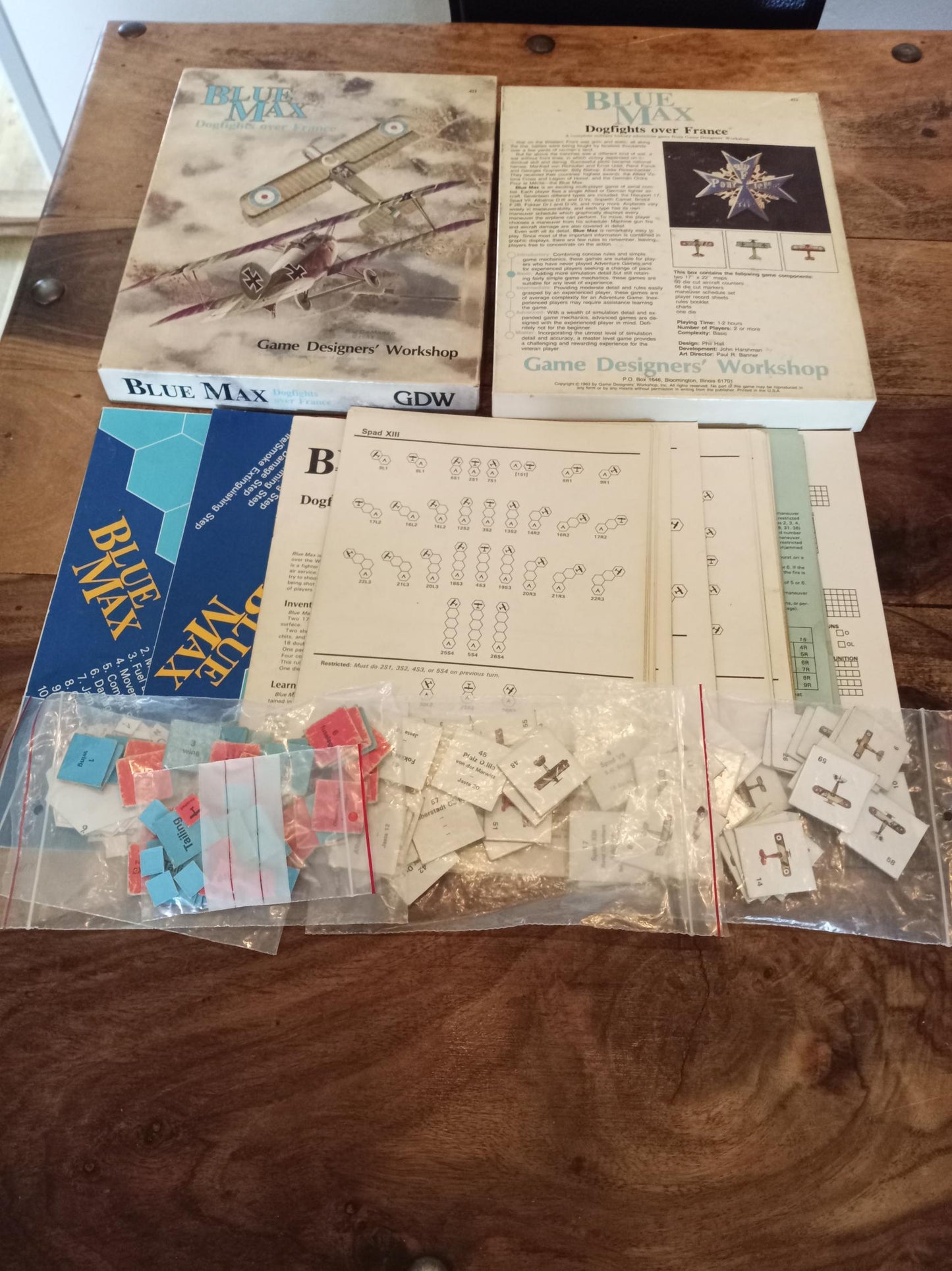 Blue Max Dogfights Over France 1st Ed GDW 421-83 GDW 1983