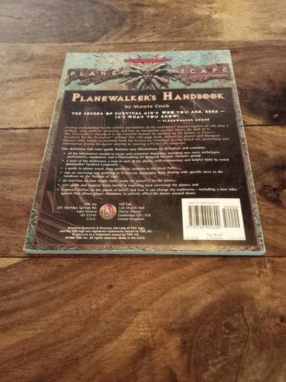 Planescape The Planewalker's Handbook TSR 2620 AD&D 1996