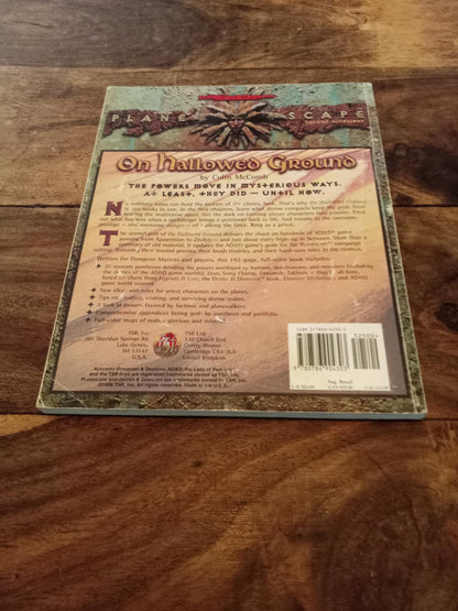 Planescape On Hallowed Ground TSR 2623 AD&D 1996