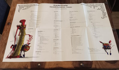 Planescape Outer Planes Map TSR AD&D