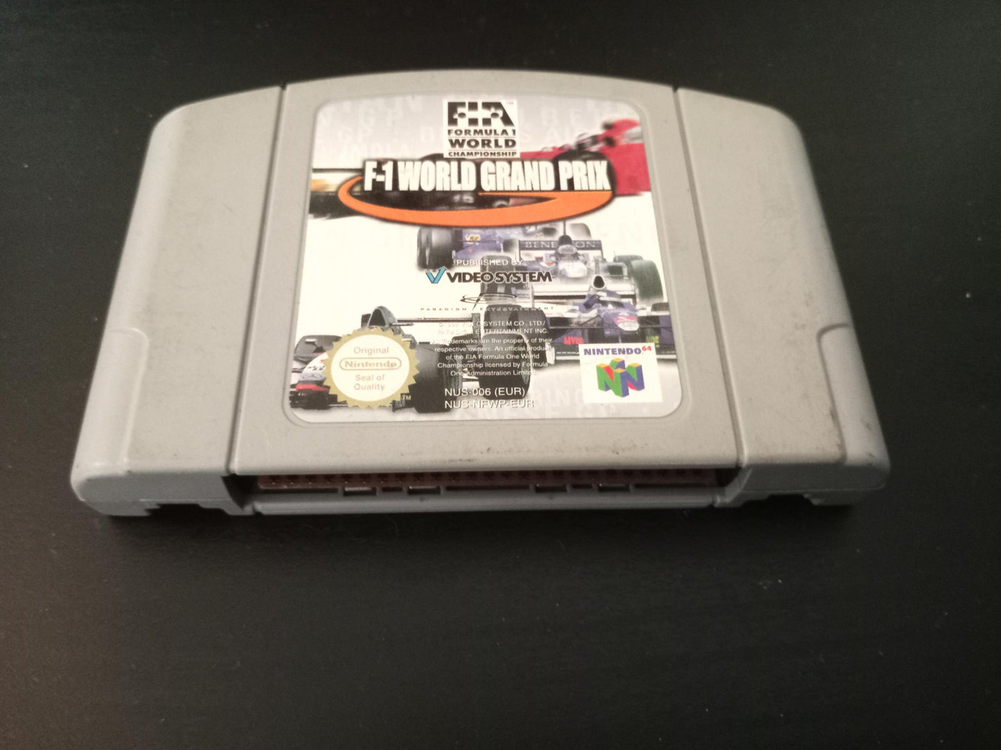 Nintendo 64 F-1 World Grand Prix Classic Video Game