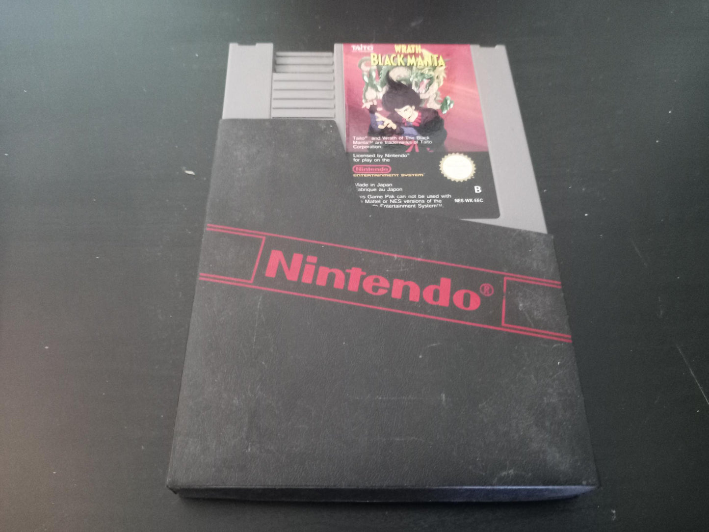 Nintendo Entertainment System Wrath of the Black Manta Classic Video Game