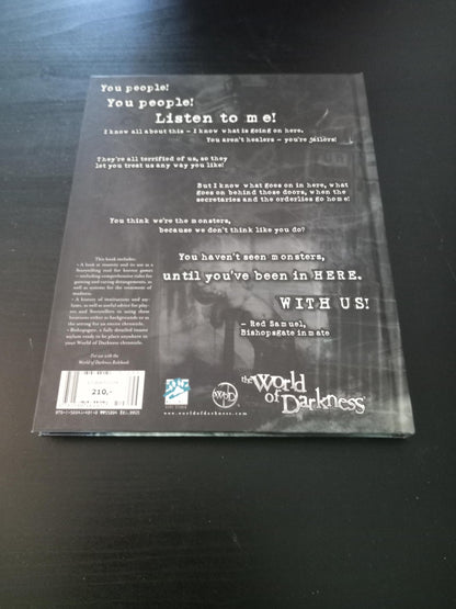 World of Darkness Asylum Hardcover White Wolf 2007