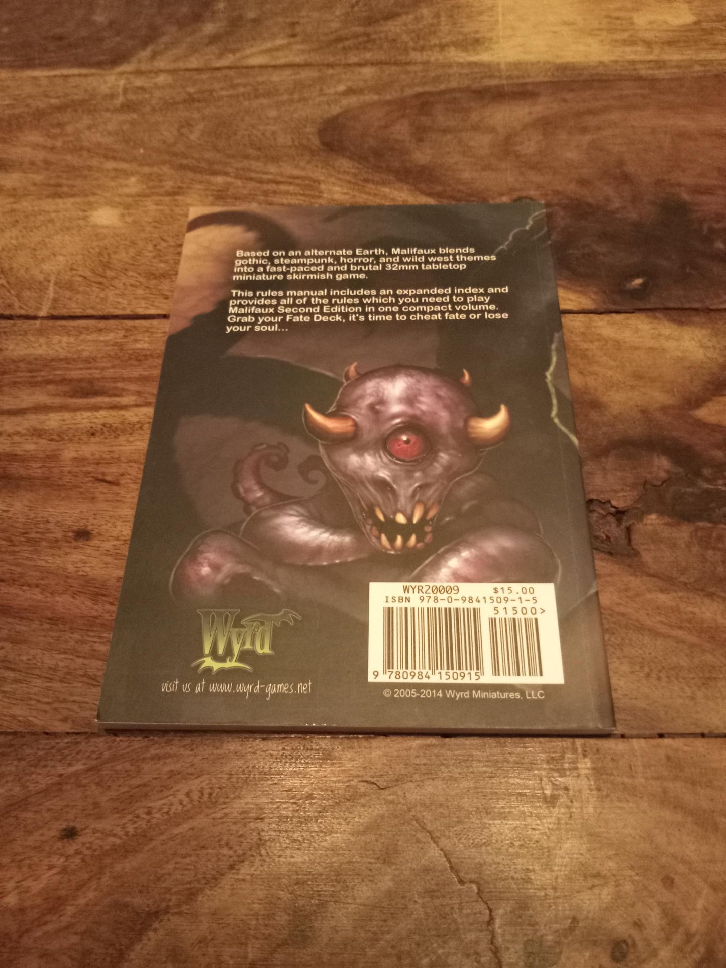 Malifaux Rules Manual 2ed WYR 20009 Wyrd 2014