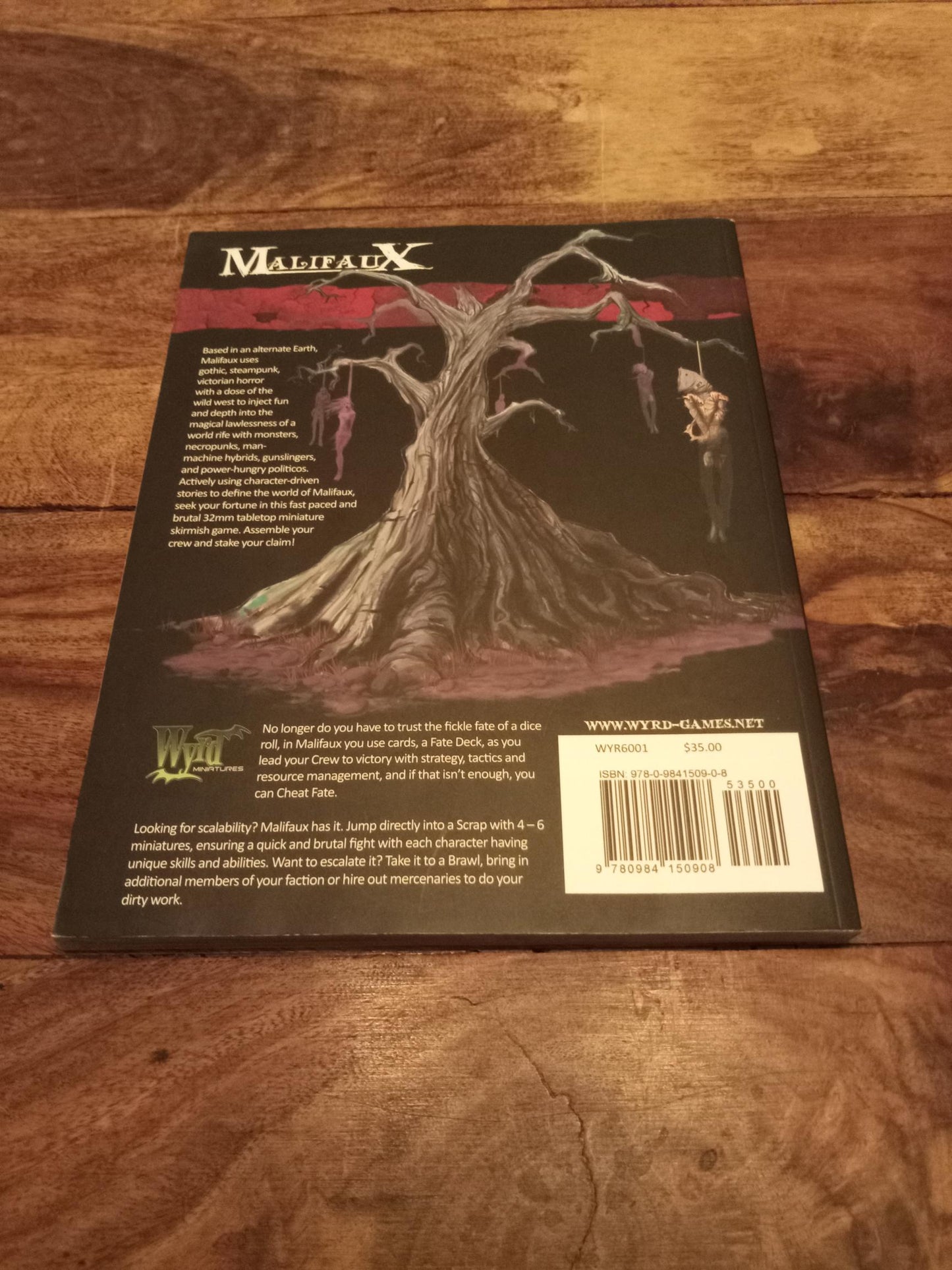 Malifaux Core Rulebook 1st Edition WYR 6001 Wyrd 2009