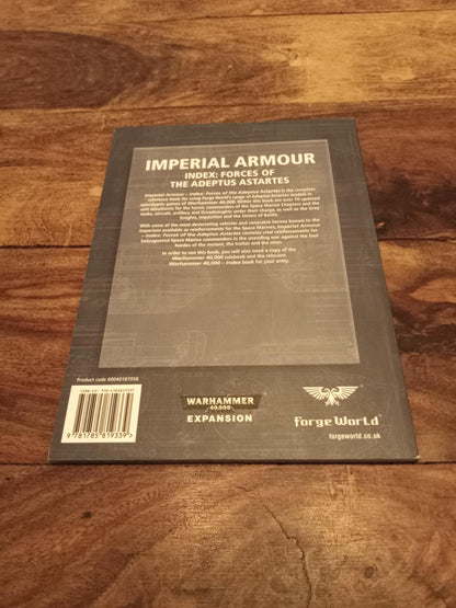 Warhammer 40k Imperial Armour Index: Forces of the Adeptus Astartes Games Workshop 2017