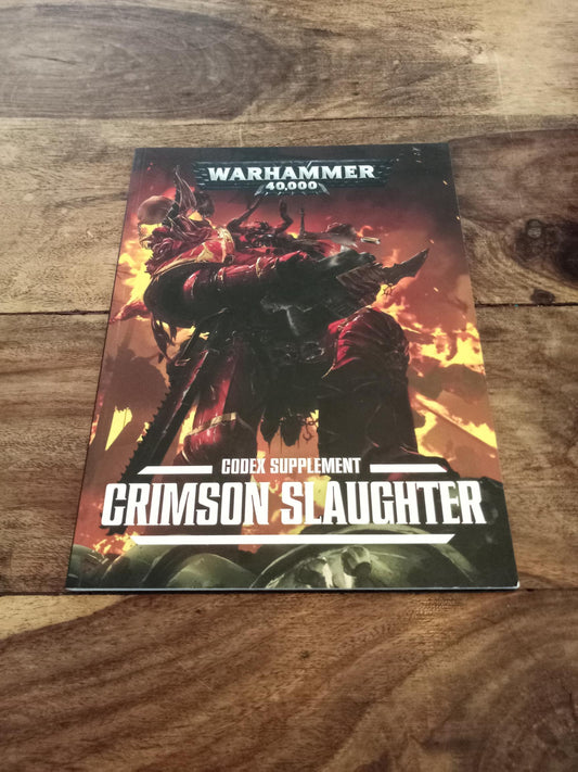 Warhammer 40k Crimson Slaughter Codex Supplement Games Workshop 2014