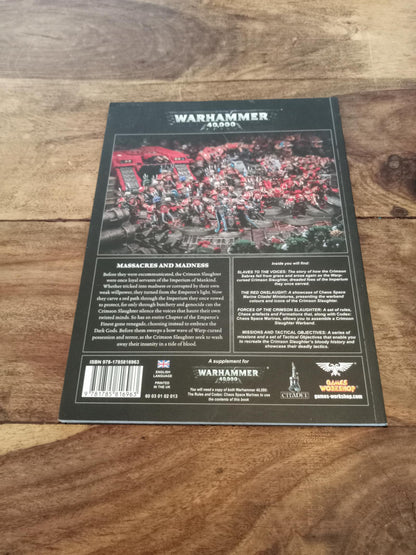 Warhammer 40k Crimson Slaughter Codex Supplement Games Workshop 2014