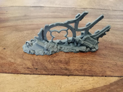 Warhammer 40k Imperial Chapel Cathedral Scatter terrain Ruins Bits Games Workshop