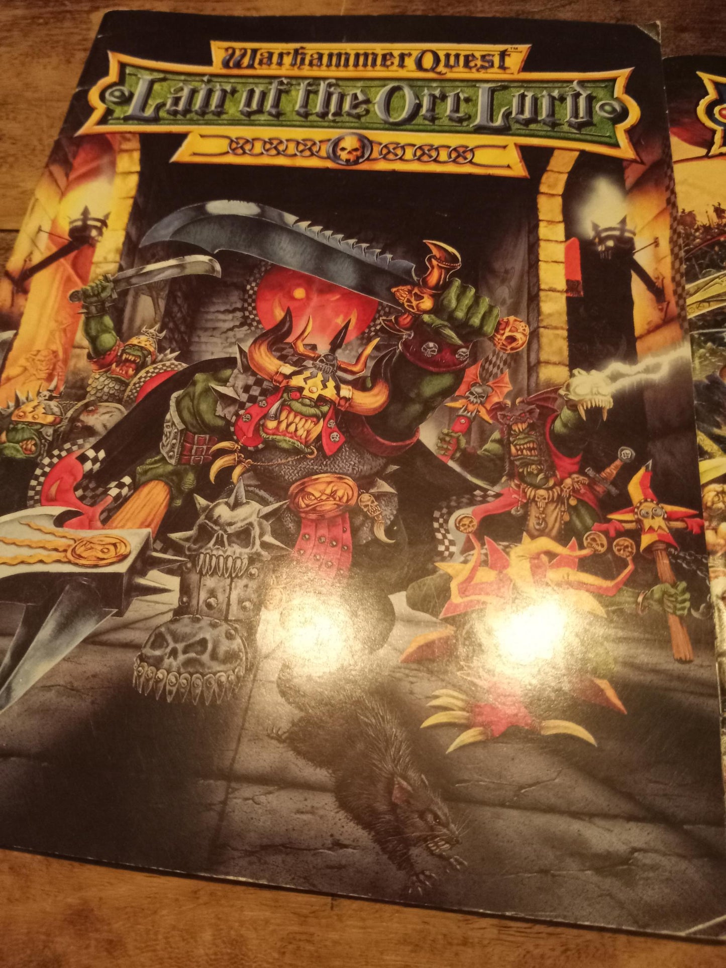 Warhammer Quest Lair of the Orc Lord Book Games Workshop 1995