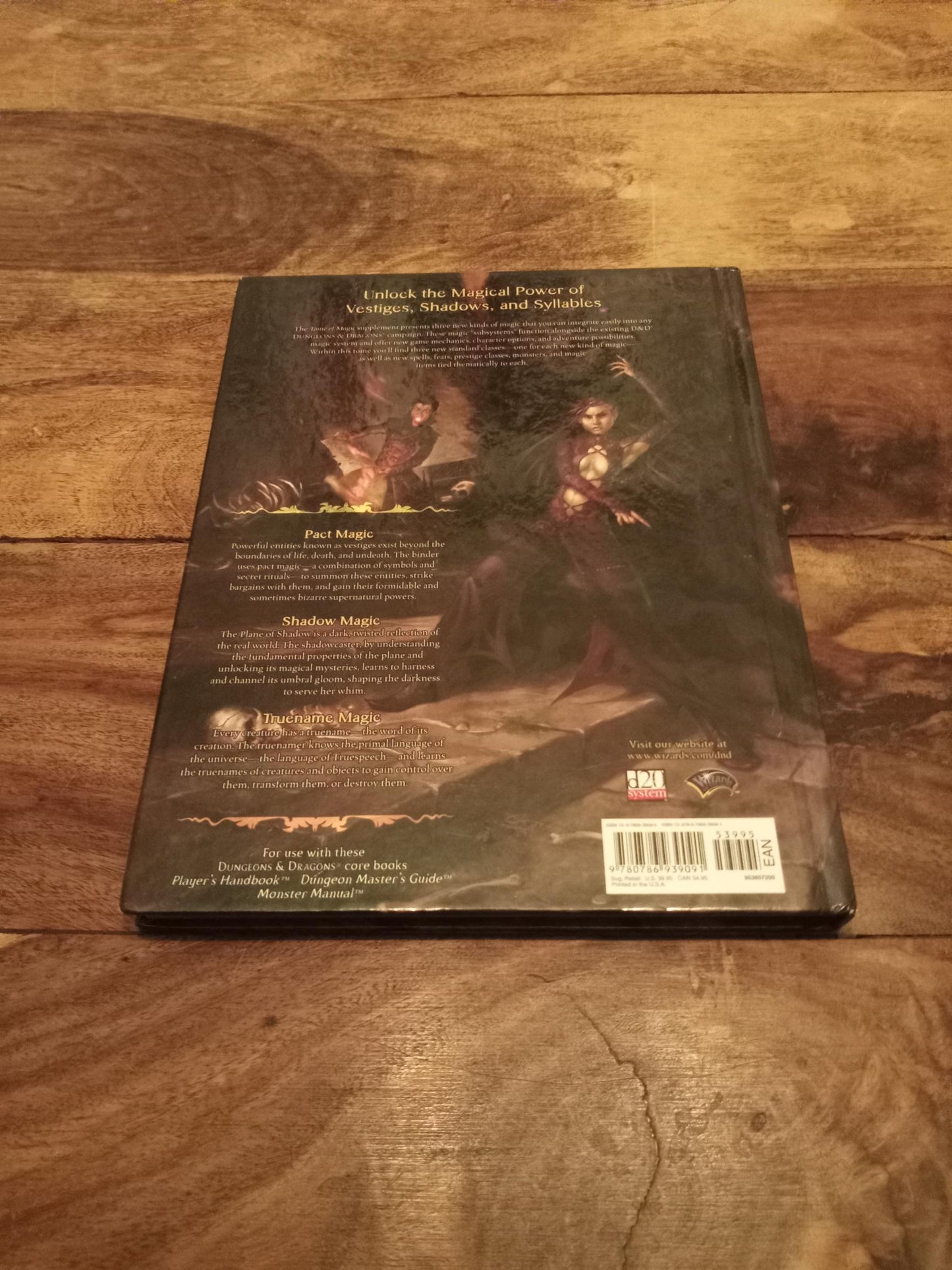 Dungeons & Dragons Tome of Magic D&D 3.5 Wizards of the Coast 2006