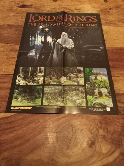 The Lord of the Rings The Fellowship of the Ring Games Workshop New Line Cinema Poster