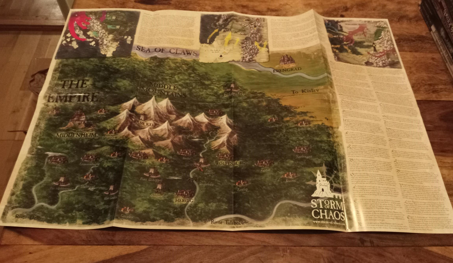 Warhammer Fantasy Double Sided Storm of Chaos Poster Games Workshop