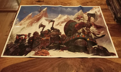 Warhammer Fantasy Double Sided Wold Map Poster Games Workshop