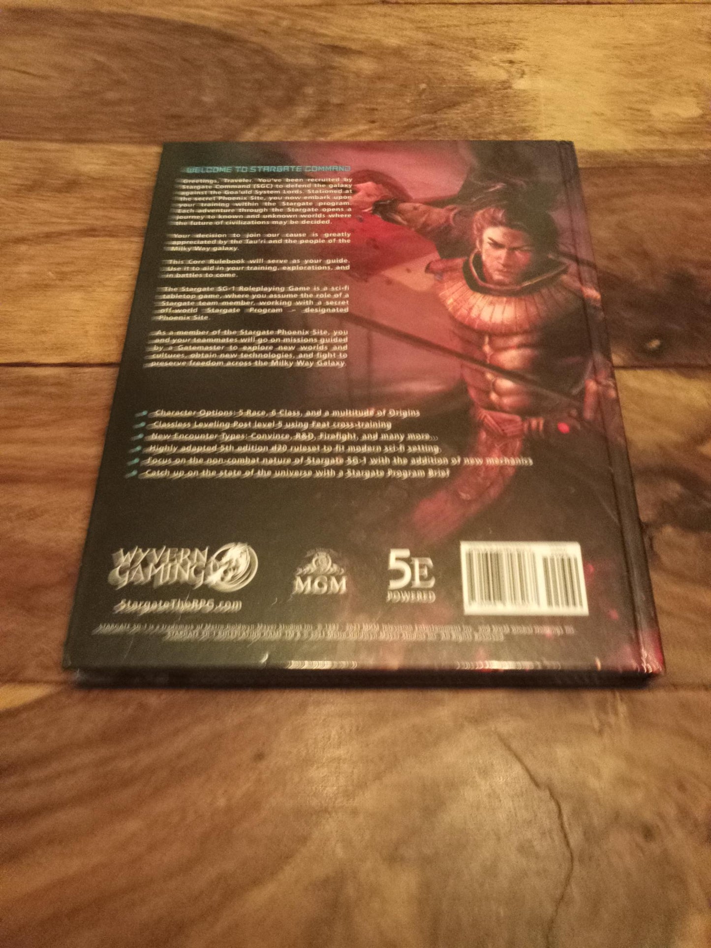 Stargate SG-1 RPG Core Rulebook Wyvern Gaming 2021