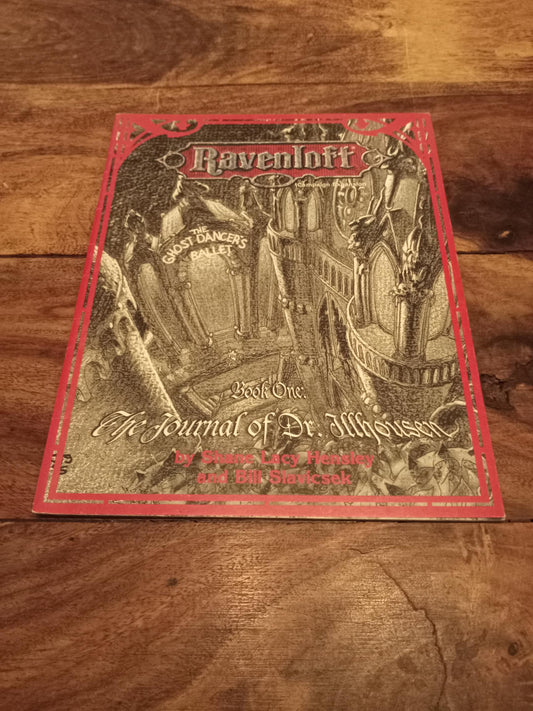 Ravenloft Book One: The Journal of Dr. Illhousen TSR 1124 AD&D 1995