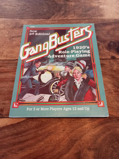 Gangbusters 3rd Edition With Map TSR 1990