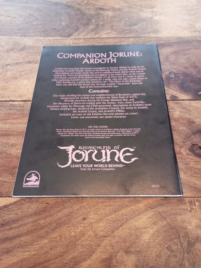 Companion Jorune: Ardoth Skyrealms Publishing 1986