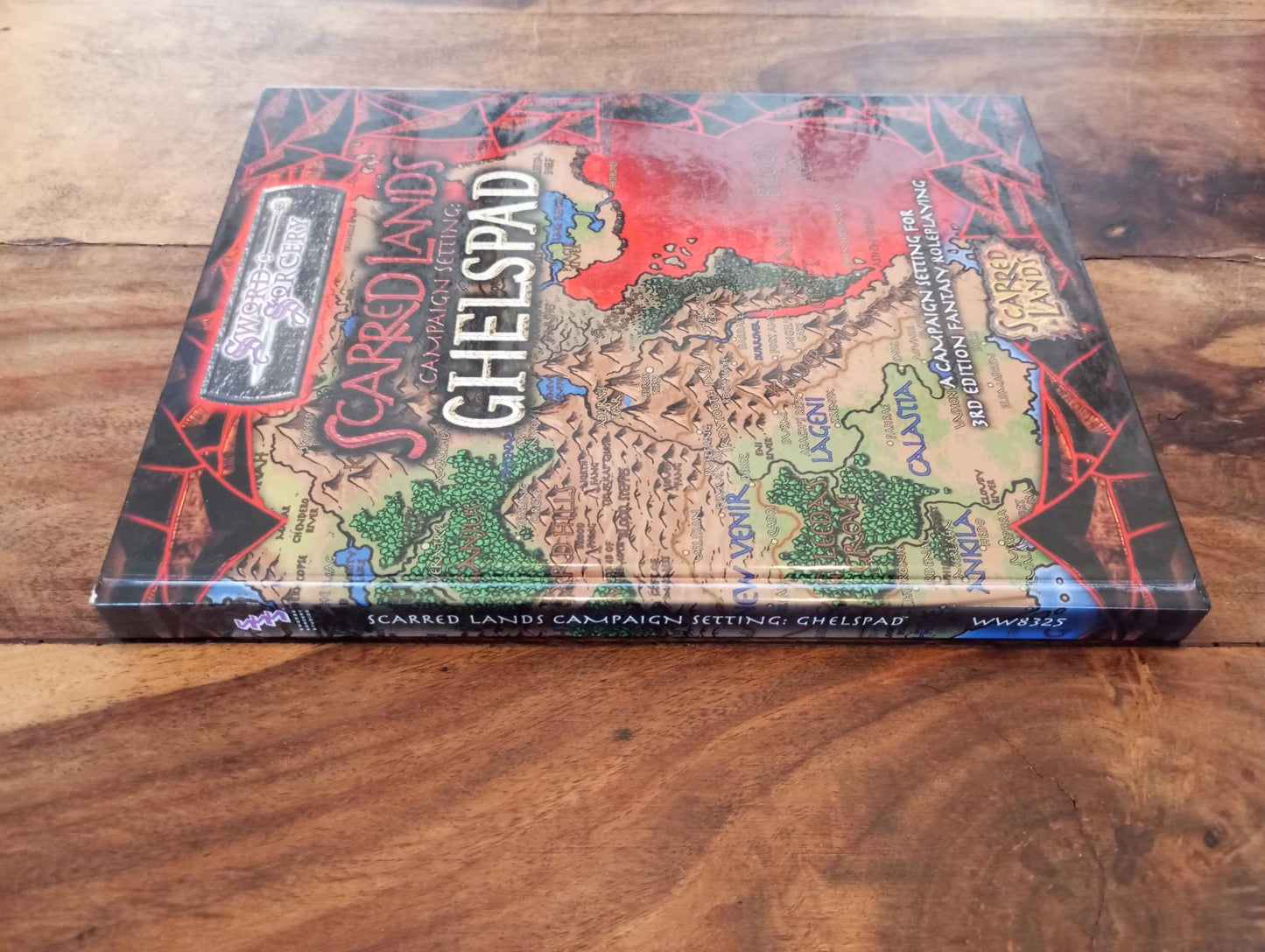 Sword & Sorcery Ghelspad Campaign Setting Scarred Lands Hardcover d20 2002