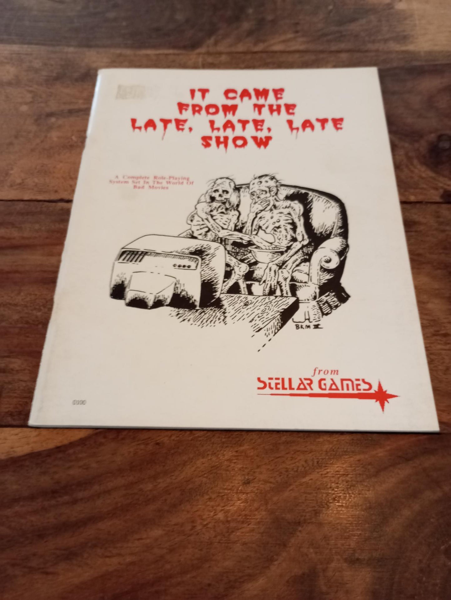 It Came From the Late, Late, Late Show I 1st Edition, 2nd Printing Stellar Games 1989