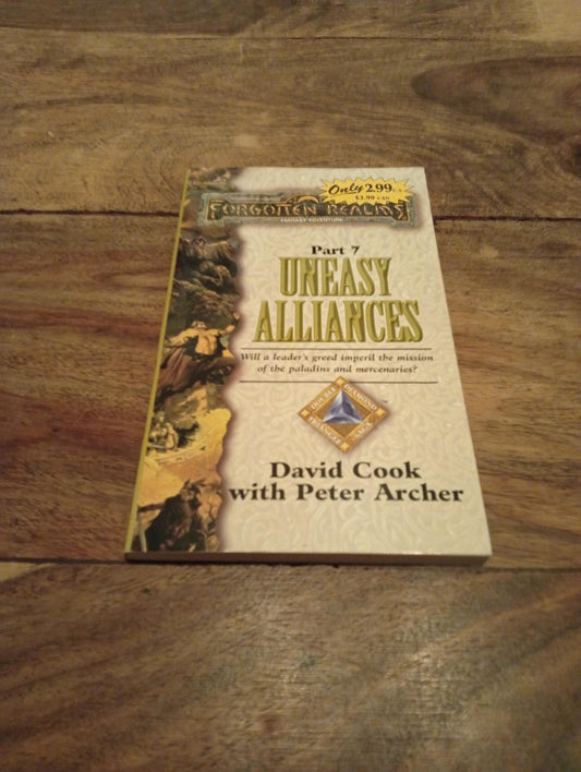 Forgotten Realms Uneasy Alliances Double Diamond Triangle Saga #7 TSR 1998