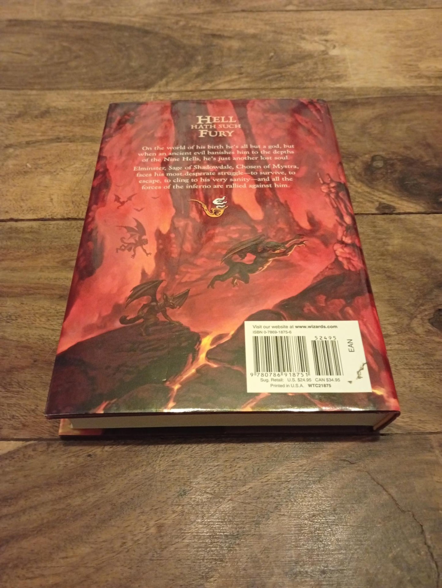 Forgotten Realms Elminster in Hell Elminster Series #4 Hardcover Wizards of the Coast 2001