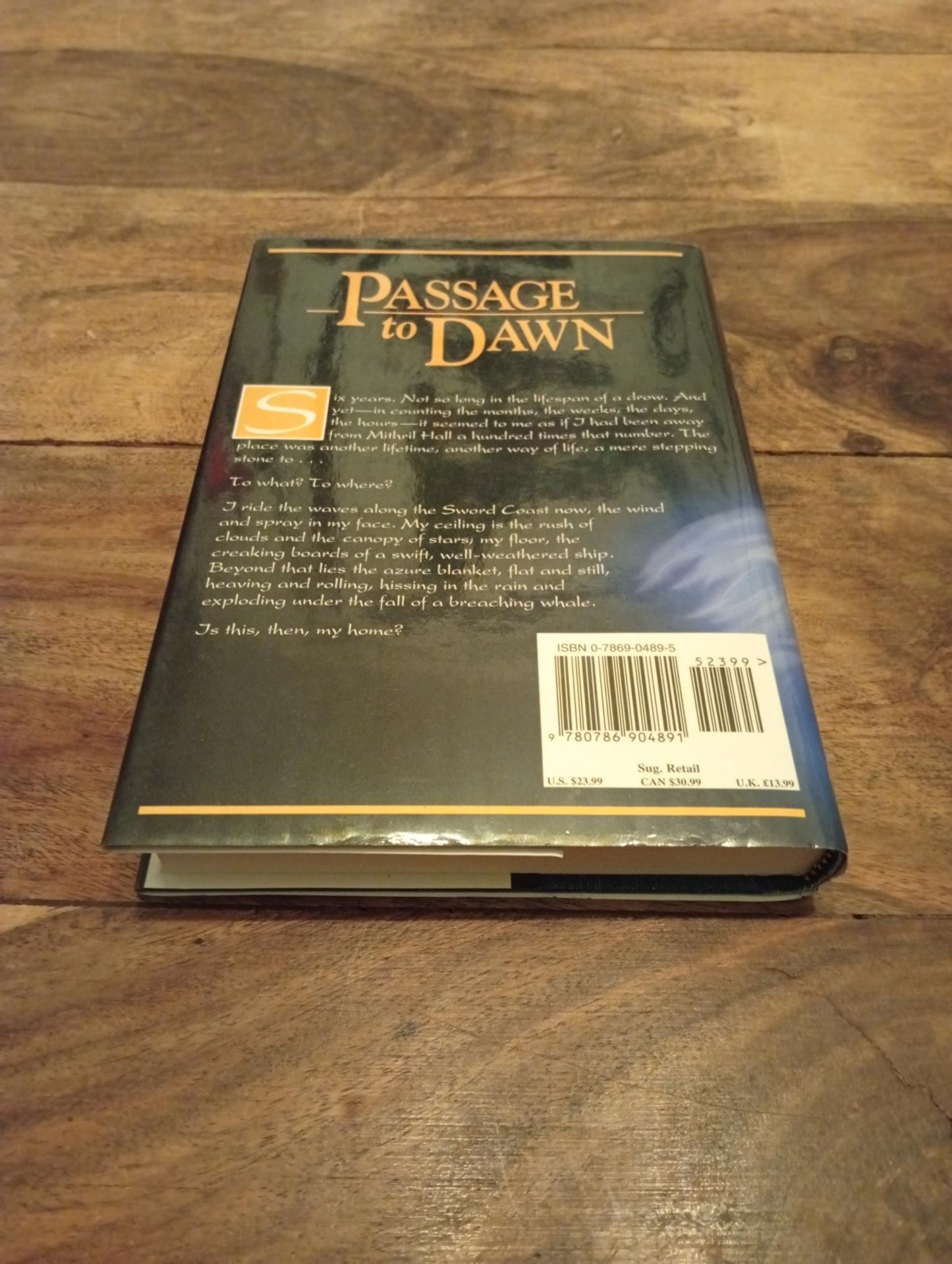 Forgotten Realms Passage to Dawn Hardcover R.A. Salvatore Wizards of the Coast 1996