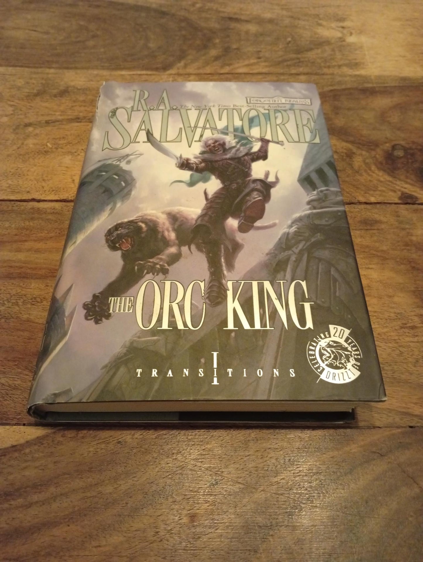 Forgotten Realms The Orc King Transitions #1 Hardcover R.A. Salvatore Wizards of the Coast 1995