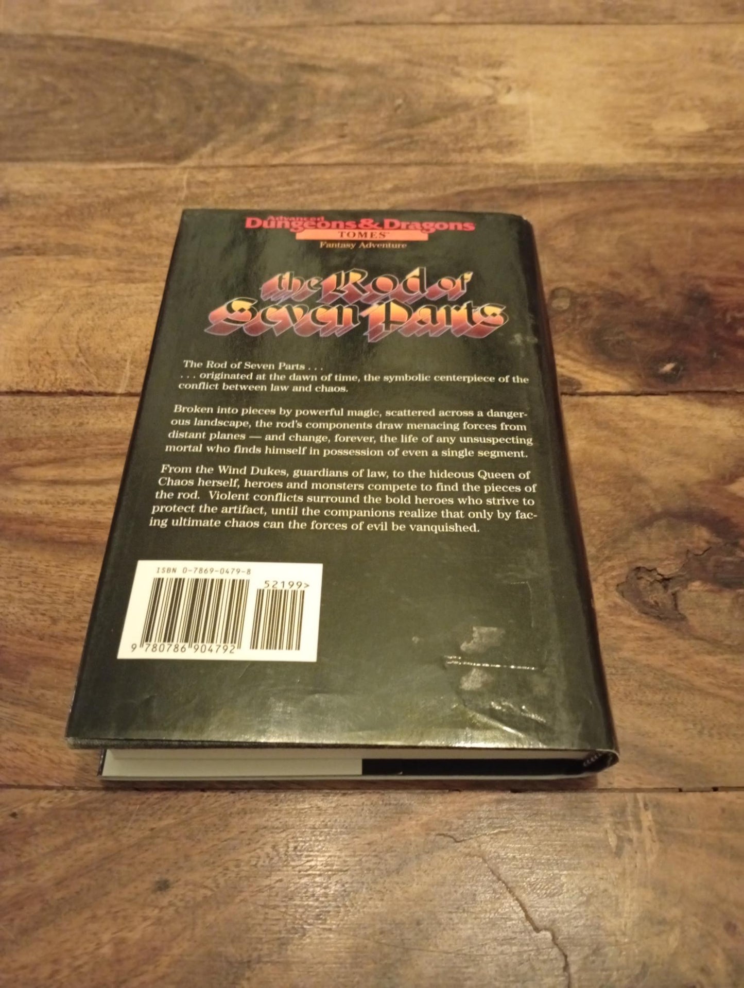 Advanced Dungeons & Dragons The Rod of Seven Parts Hardcover TSR 1996