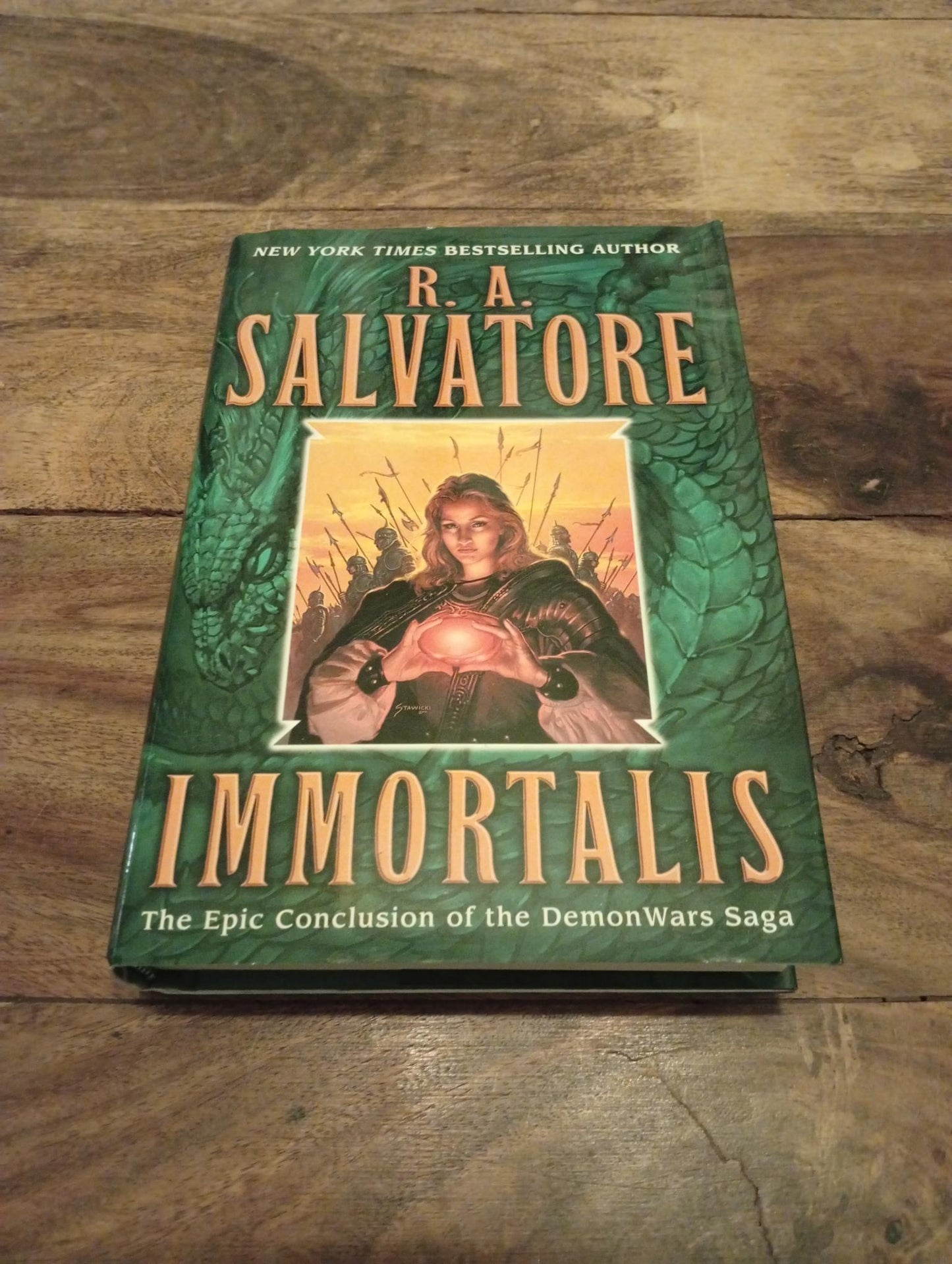 Immortalis The Second DemonWars Saga #3 R. A. Salvatore Hardcover Del Rey Books 2003