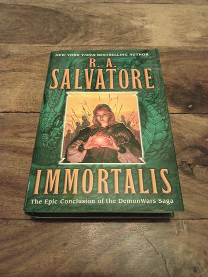 Immortalis The Second DemonWars Saga #3 R. A. Salvatore Hardcover Del Rey Books 2003