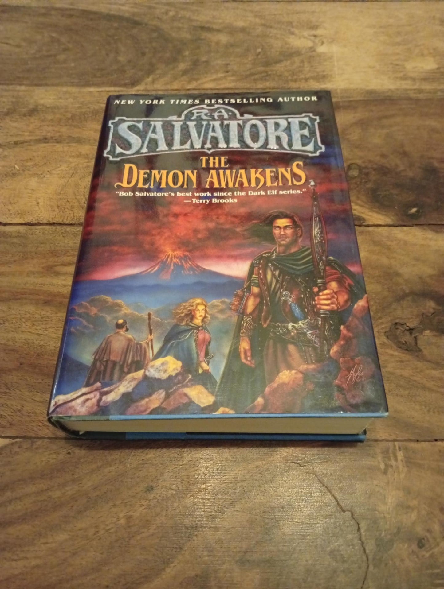 The Demon Awakens The Demonwars Saga #1 R. A. Salvatore Hardcover Del Rey Books 1997