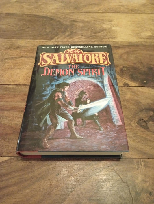 The Demon Spirit The Demonwars Saga #2 R. A. Salvatore Hardcover Del Rey Books 1999