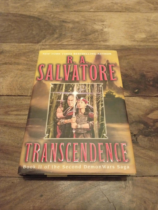 Transcendence The Second DemonWars Saga #2 R. A. Salvatore Hardcover Del Rey Books 2003