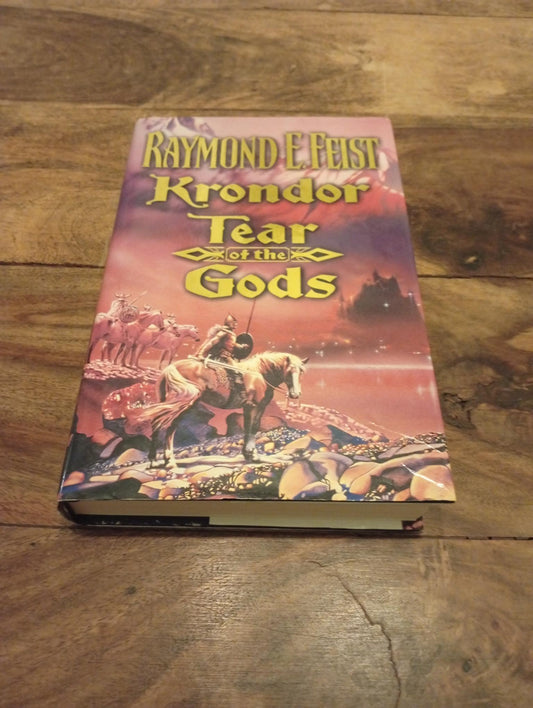 Krondor Tear of the Gods Raymond E. Feist Hardcover Harper Voyager 2000