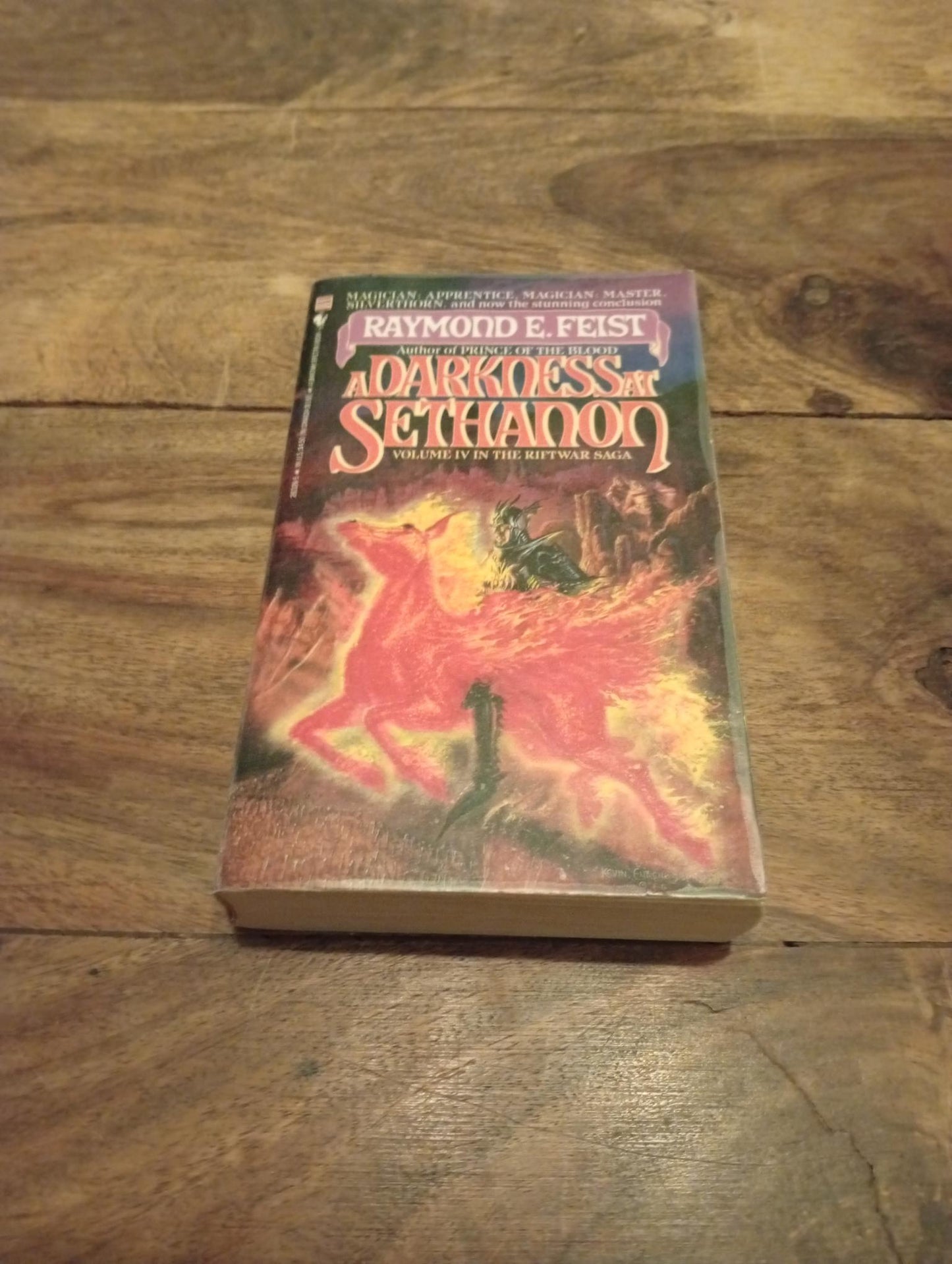 A Darkness at Sethanon Riftwar Saga #4 Raymond E. Feist Bantam Books 1987