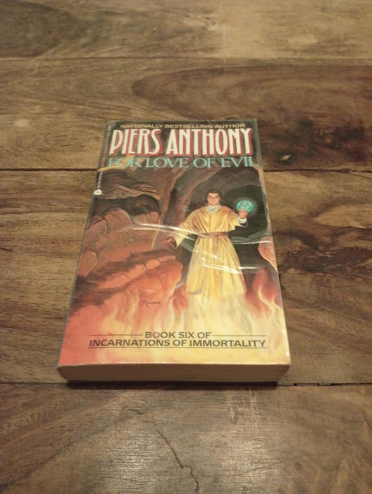 For Love of Evil Incarnations of Immortality #6 Avon Books 1990