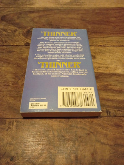 Thinner Stephen King 1986