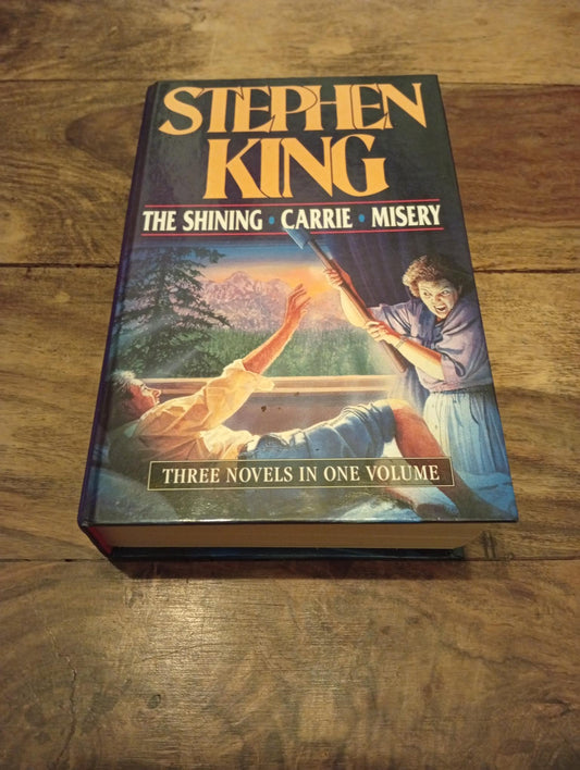 The Shining, Carrie and Misery Omnibus Stephen King Hardcover Chancellor Press 1992