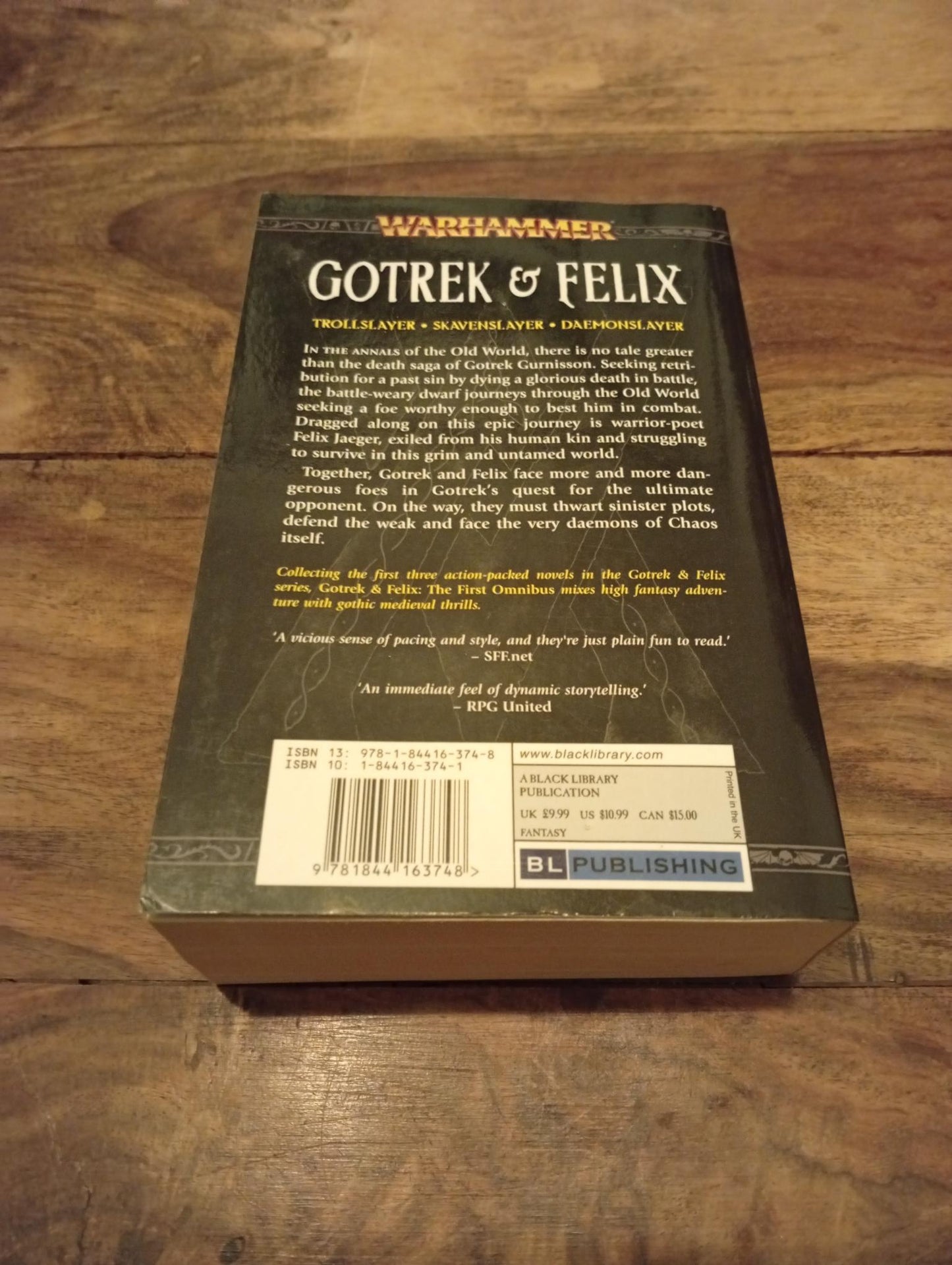 Warhammer Gotrek & Felix First Omnibus 1st Ed William King Black Library 2006