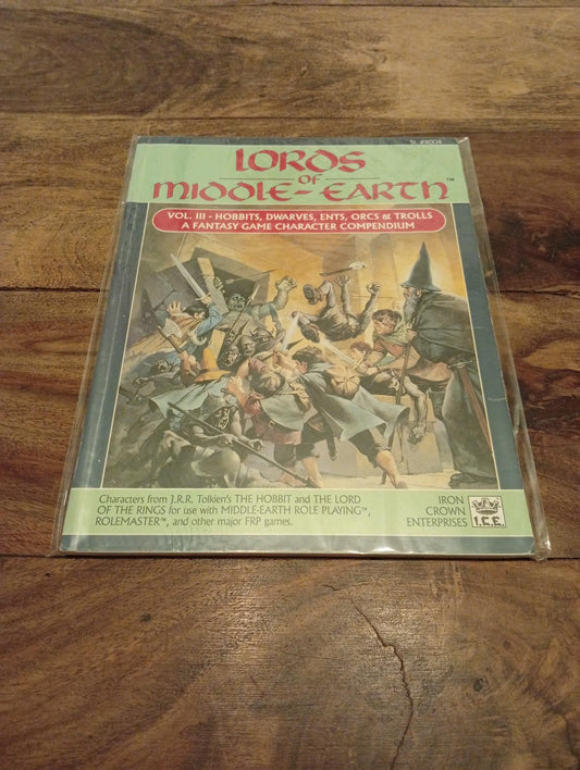 MERP Lords of Middle-Earth #3 Hobbits, Dwarves, Ents, Orcs & Trolls I.C.E. 1988