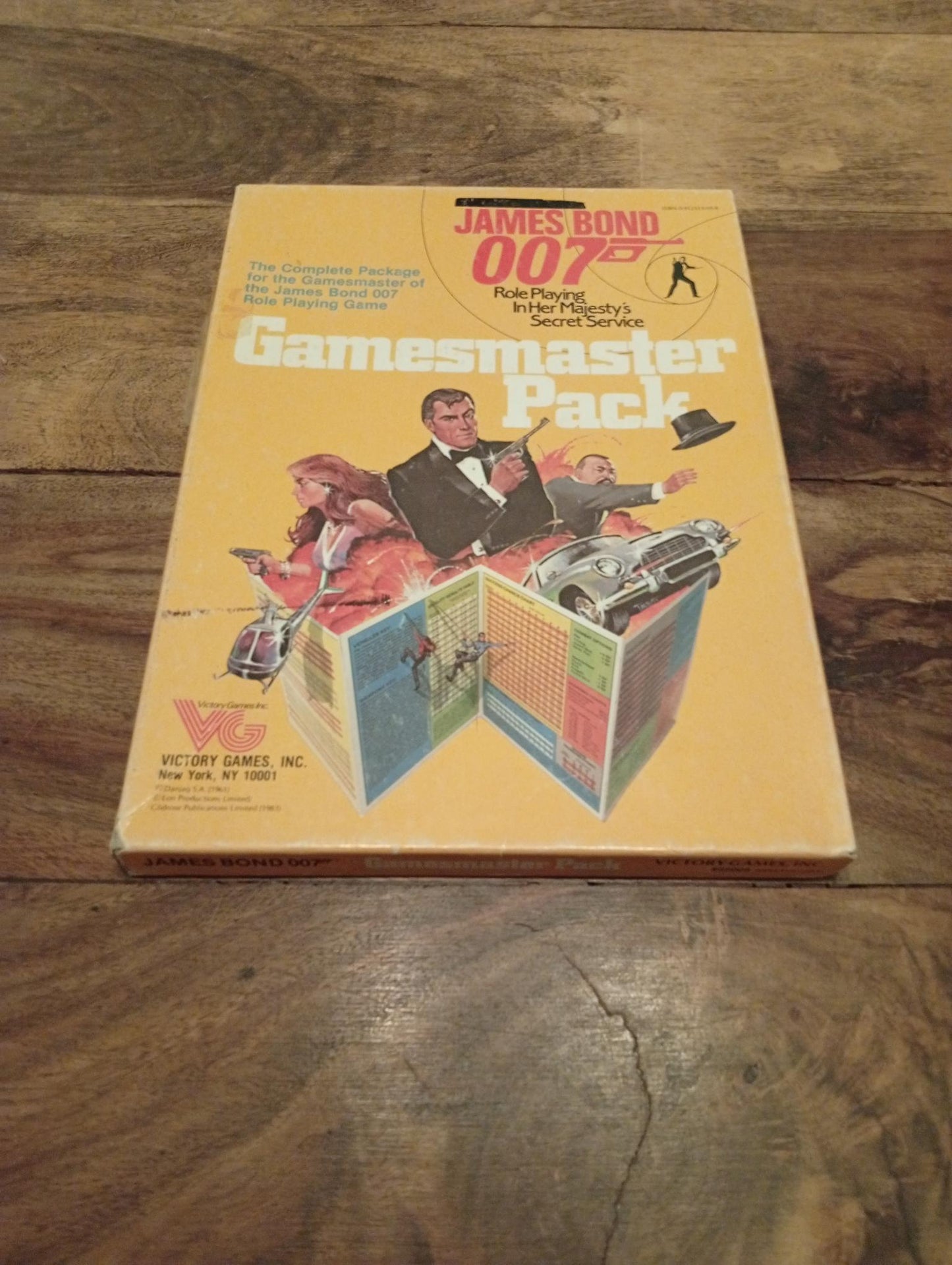 James Bond 007 Gamesmaster Pack Victory Games 1983