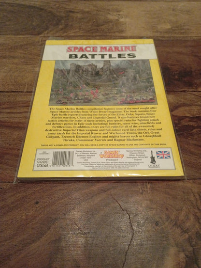 Warhammer 40k Space Marine Battles Games Workshop 1993