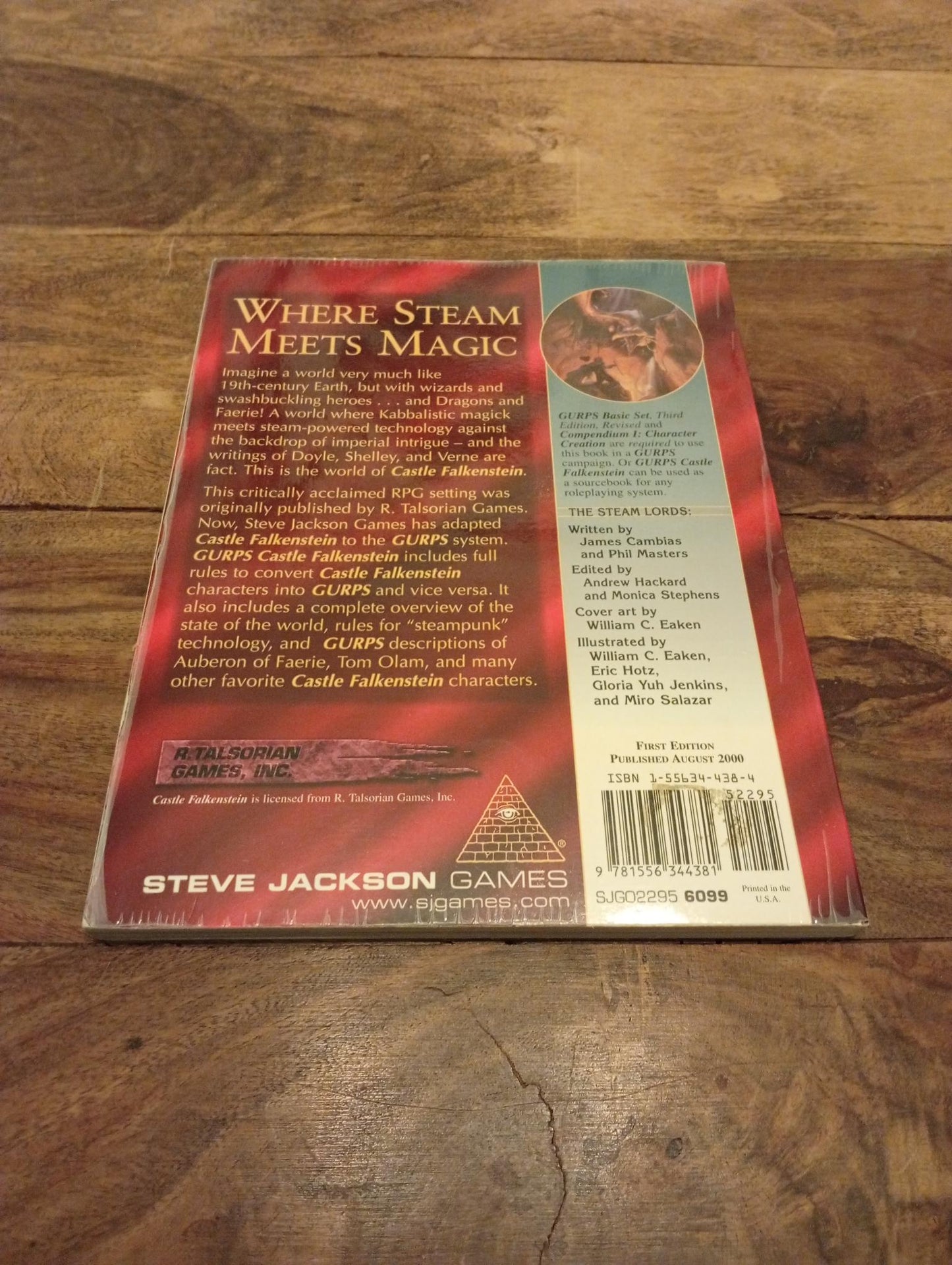 GURPS Castle Falkenstein SJG6099 Steve Jackson Games 2000