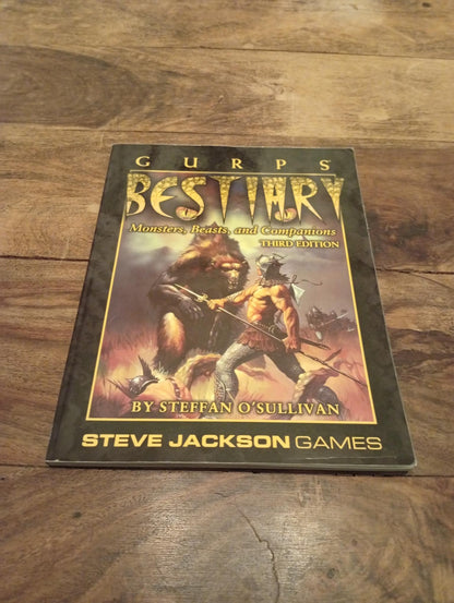 Gurps Bestiary Animals Monsters 2nd Ed Steve Jackson Games 1994