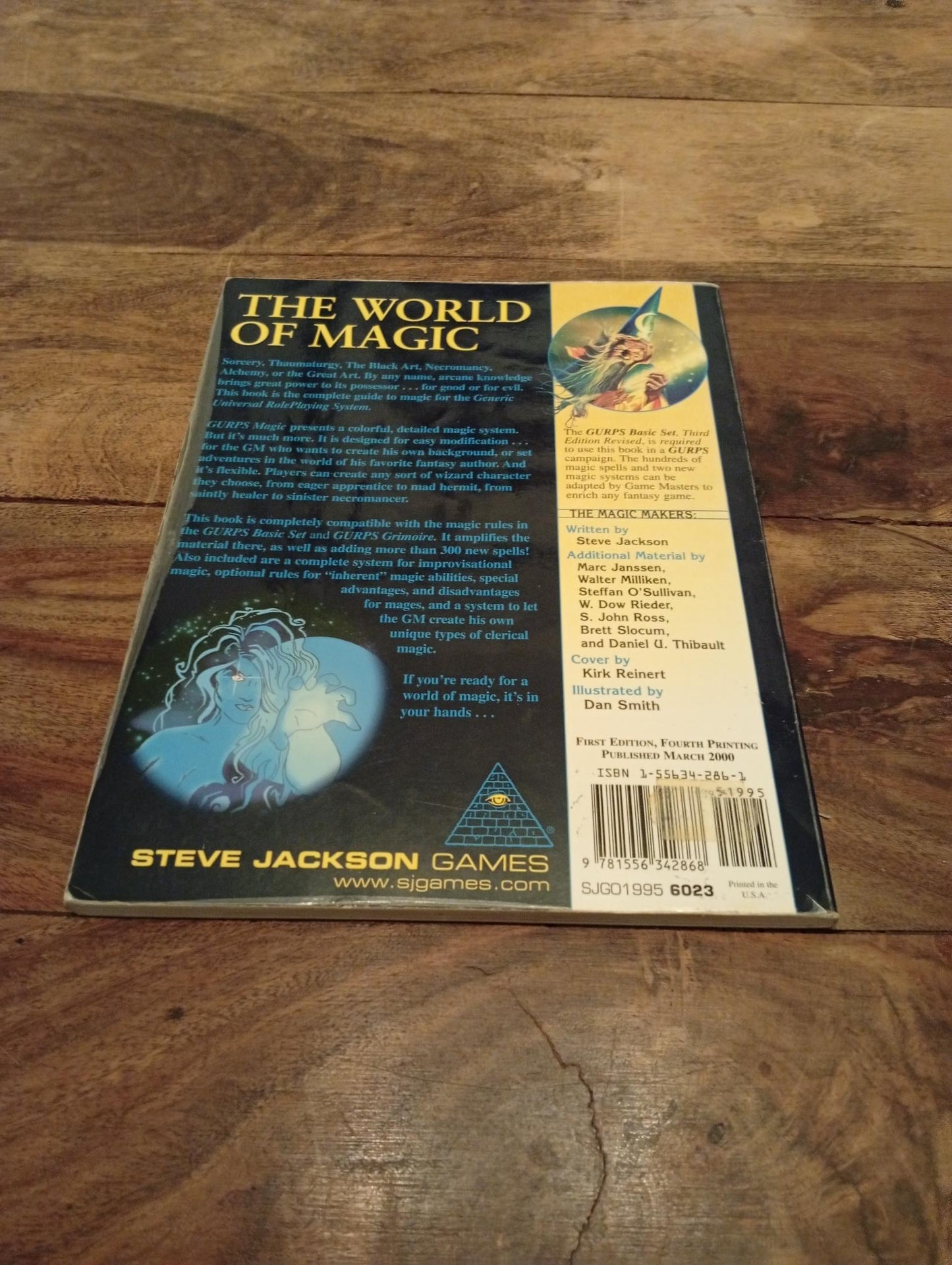 Gurps Magic Tome of Mystic Secrets 2nd Ed Steve Jackson Games 1994