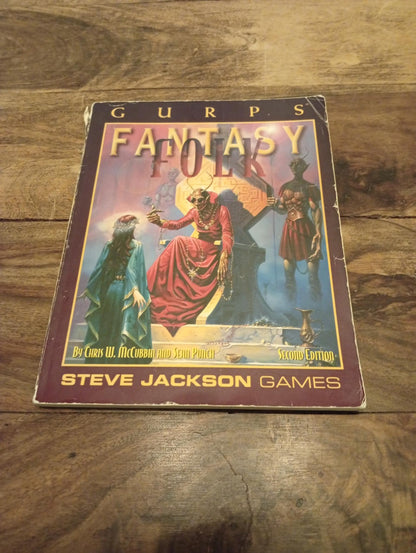 GURPS Fantasy Folk 2nd Edition SJG6015-2E Steve Jackson Games 2000