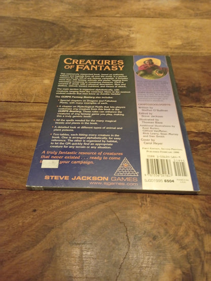 GURPS Fantasy Bestiary SJG01-6061 Steve Jackson Games 2020