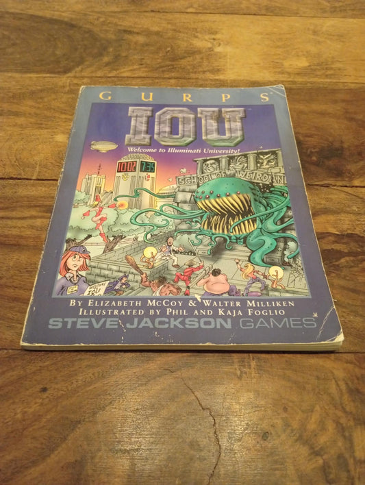 GURPS IOU - Welcome to Illuminati University! Steve Jackson Games 2000